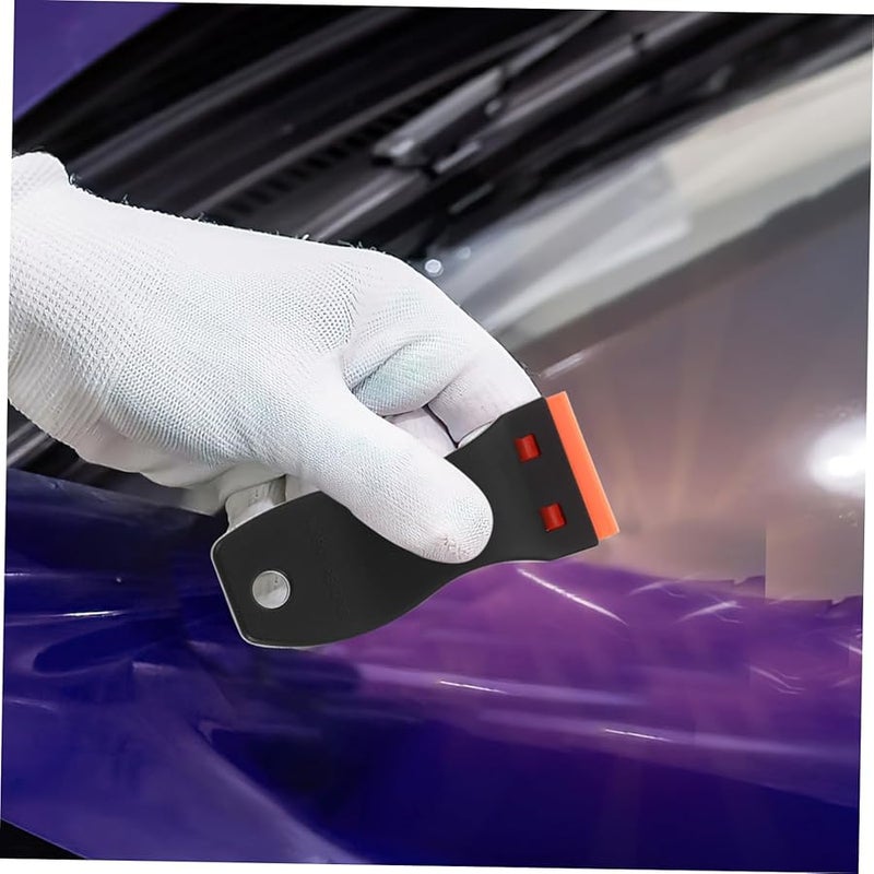 Plastic Razor Scraper Tool Set with Durable Blades Adhesive Remover for Stickers Gaskets Home Detailing - Image 5
